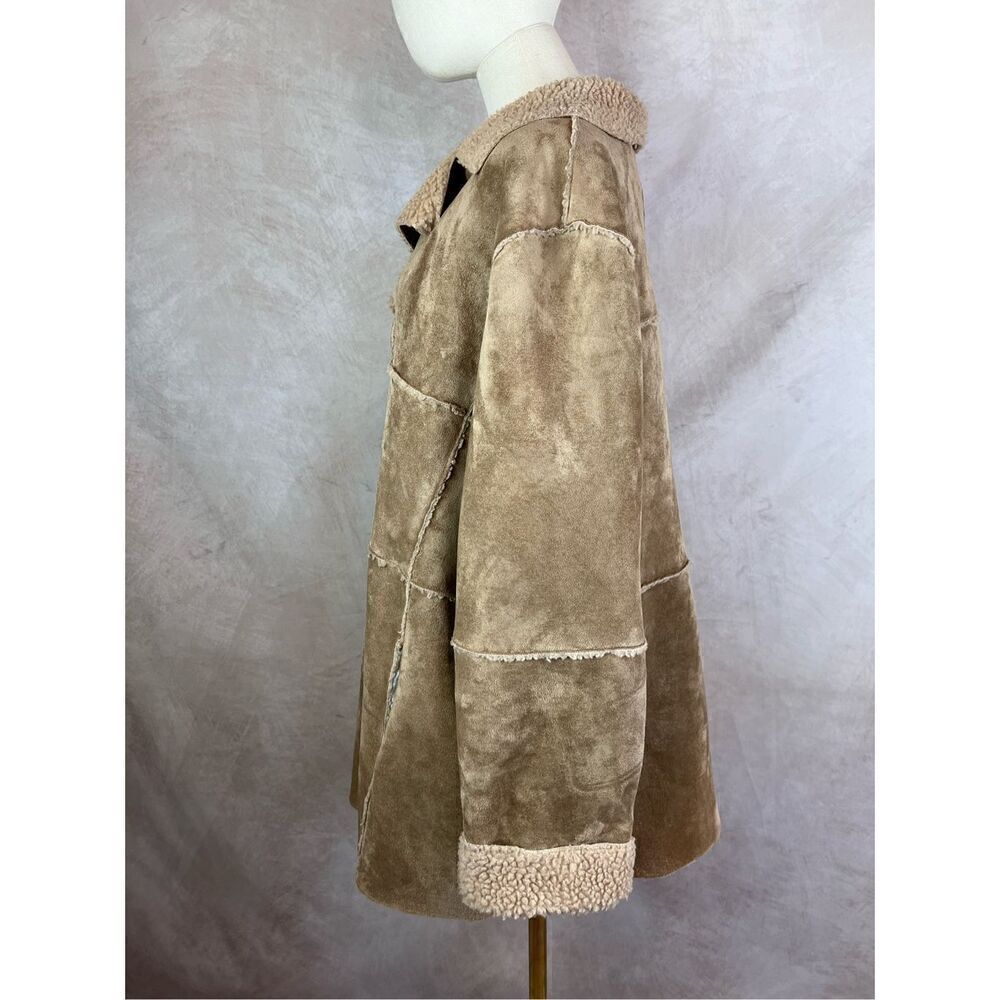 Y2K does 70s Afghan Plus Size Penny Lane Style Coat - Picture 4 of 6